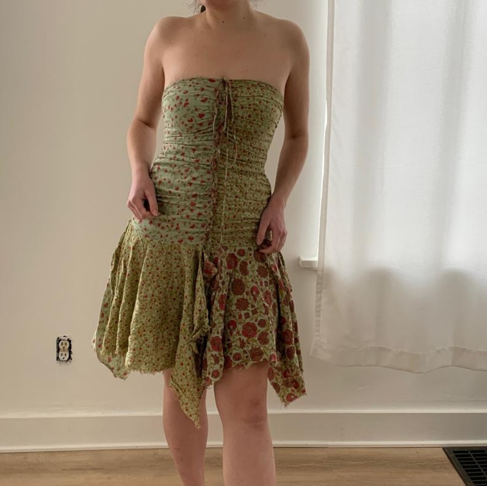 Plein Sud Assymetric Fairy Dress Raw Hem Vintage